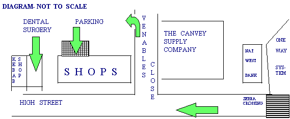 Map showing 90A High Street